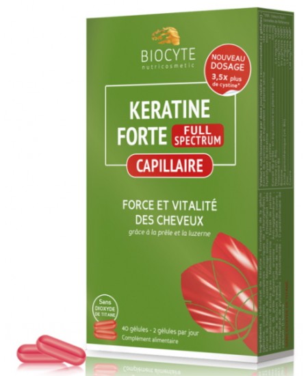 Biocyte - Keratine Forte - Anti-Chute & Volumateur - 40 Gélules Biocyte - Keratine Forte - Anti-Chute & Volumateur - 40 Gélules