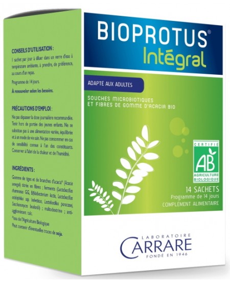 Laboratoire Carrare - Bioprotus Intégral 14 sachets microbiotiques bénéfiques Espritphyto Laboratoire Carrare - Bioprotus Intégral 14 sachets microbiotiques bénéfiques Espritphyto