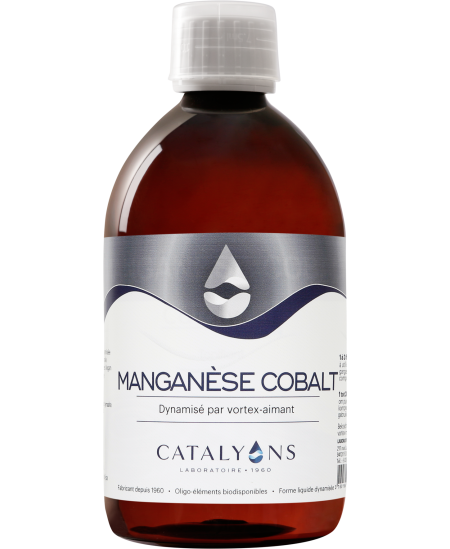 Manganèse Cobalt - 500 Ml - Catalyons usage externe ou sous forme de gargarismes Espritphyto