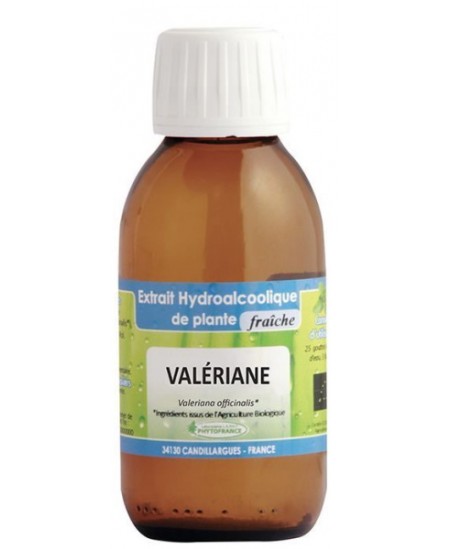 Phytofrance - Extrait hydro alcoolique Valériane BIO 125 ml sommeil stress Espritphyto Phytofrance - Extrait hydro alcoolique Valériane BIO 125 ml sommeil stress Espritphyto