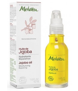 Huile de Jojoba Hydratante Réparatrice 50 ml Melvita Cire SIMMONDSIA CHINENSIS Espritphyto