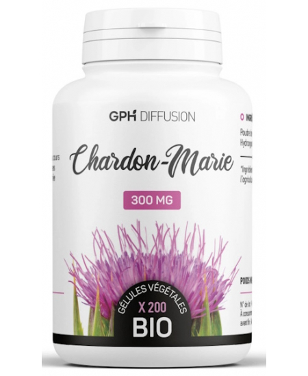 Chardon Marie Bio 200 gélules GPH Diffusion foie digestion Espritphyto