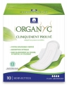 Organyc - 10 Serviettes Ultra-Fines à Ailettes - Flux Abondant