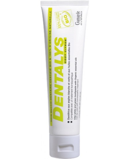 Dentifrice Dentalys Argile Goût Citron Tube 100 gr Gamarde - hygiène bucco dentaire Espritphyto Dentifrice Dentalys Argile Goût Citron Tube 100 gr Gamarde - hygiène bucco dentaire Espritphyto