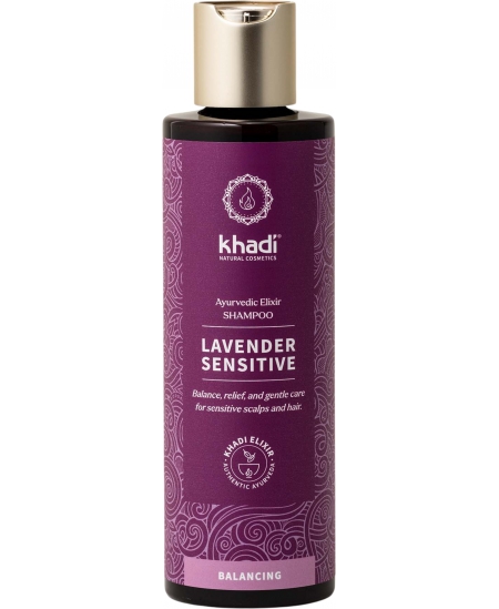 Khadi - Shampoing ayurvédique Lavender Sensitive - 200 ml Khadi - Shampoing ayurvédique Lavender Sensitive - 200 ml