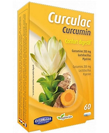 Orthonat Nutrition - Curculac Curcumin Confort Digestif 60 gélules inflammations intestinales colon Espritphyto Orthonat Nutrition - Curculac Curcumin Confort Digestif 60 gélules inflammations intestinales colon Espritphyto