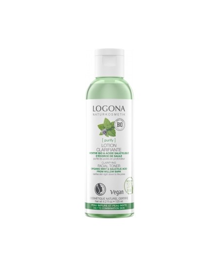 Logona - Lotion clarifiante Menthe bio / Acide salicylique - 125 ml Logona - Lotion clarifiante Menthe bio / Acide salicylique - 125 ml
