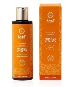 Khadi - Shampoing ayurvédique Orange Vitality - 200 ml