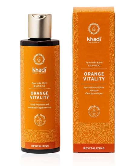 Khadi - Shampoing ayurvédique Orange Vitality - 200 ml Khadi - Shampoing ayurvédique Orange Vitality - 200 ml