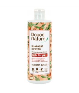 Douce Nature - Shampooing Huile d'Argan cheveux secs abîmés - 350 ml Douce Nature - Shampooing Huile d'Argan cheveux secs abîmés - 350 ml
