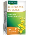 Huile de Foie de Morue - 100 capsules de 400mg - Naturland Vitalité Croissance Espritphyto