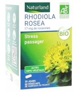 Naturland - Rhodiola Rosea - 75 Végécaps