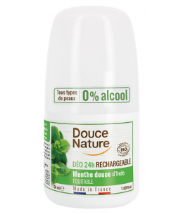 Déodorant à billes peaux normales 24H 50 ml Douce Nature déodorant bio Espritphyto