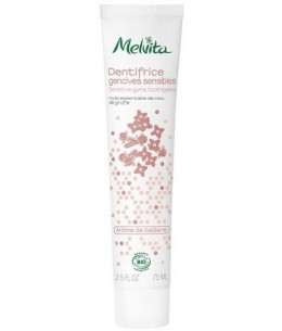 Melvita - Dentifrice Gencives sensibles Girofle Romarin - 75 ml