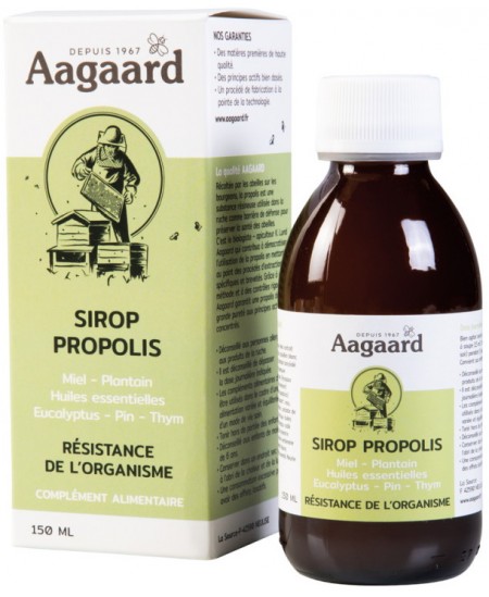 Aagaard - Sirop Propoline Pectoral Apais' Toux - 150 ml Aagaard - Sirop Propoline Pectoral Apais' Toux - 150 ml