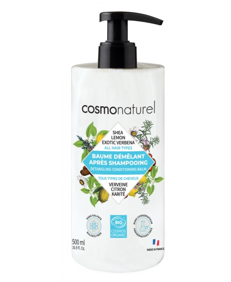 Baume démêlant tous cheveux Karité Verveine Citron 500ml Cosmo Naturel Espritphyto Baume démêlant tous cheveux Karité Verveine Citron 500ml Cosmo Naturel Espritphyto