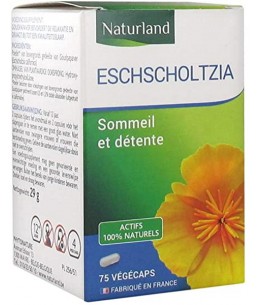 Escholtzia - 75 Végécaps - Naturland stress sommeil relaxation Espritphyto