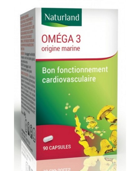 Oméga 3 90 Capsules de 520mg Naturland Espritphyto équilibre cardiovasculaire Oméga 3 90 Capsules de 520mg Naturland Espritphyto équilibre cardiovasculaire