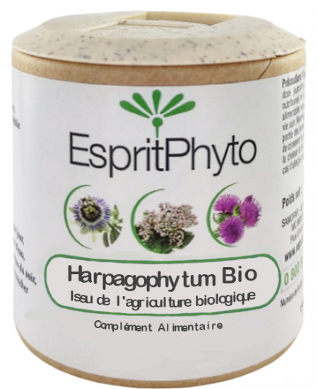 Harpagophytumbio bio - 90 gélules - EspritPhyto confort articulaire Harpagophytumbio bio - 90 gélules - EspritPhyto confort articulaire