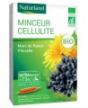 Minceur Cellulite Bio 20 ampoules de 10ml Naturland Extrait Fluide Bio - Marc de raisin, Piloselle Espritphyto