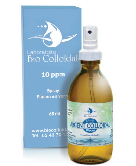 Argent Colloïdal 10 PPM en Spray 60ml - Bio Colloïdal usage cosmétique Espritphyto Argent Colloïdal 10 PPM en Spray 60ml - Bio Colloïdal usage cosmétique Espritphyto
