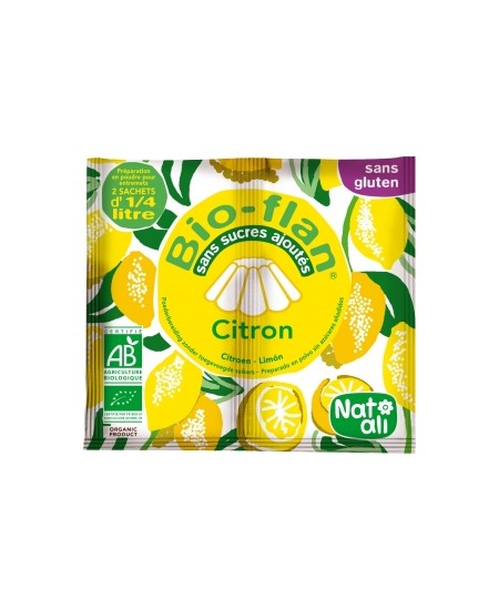 Natali - Bioflan Citron sans sucres ajoutés 2x3,5gr Natali - Bioflan Citron sans sucres ajoutés 2x3,5gr