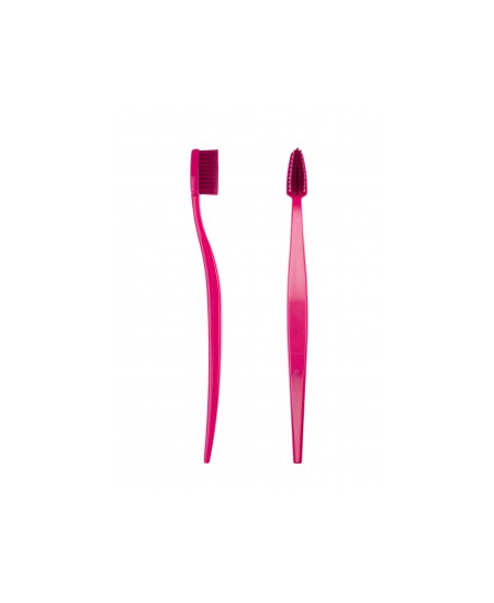 Bio Brush - Brosse à dents medium souple écologique adulte ROSE x1 Bio Brush - Brosse à dents medium souple écologique adulte ROSE x1