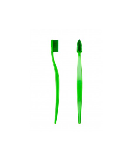 Bio Brush - Brosse à dents medium souple écologique adulte VERTE x1
