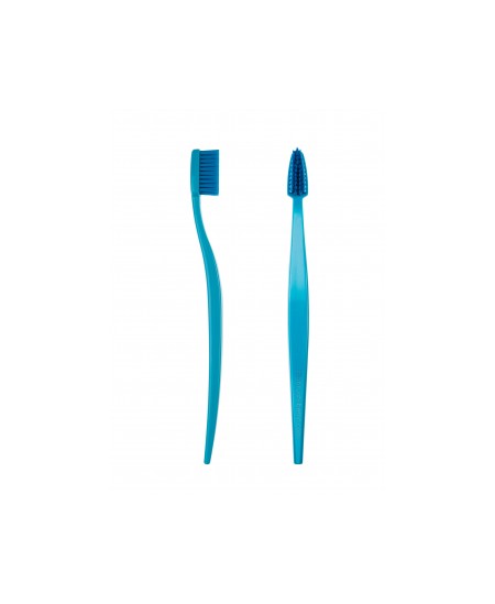 Bio Brush - Brosse à  dents medium souple écologique adulte BLEUE x1