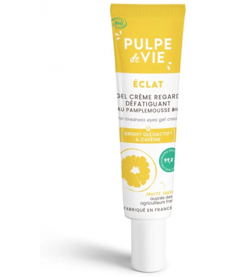 Pulpe De Vie - Gel crème éclat regard défatiguant 15ml