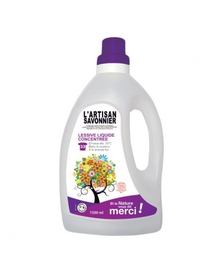L'Artisan Savonnier Entretien - Lessive liquide concentrée - 1.5 L