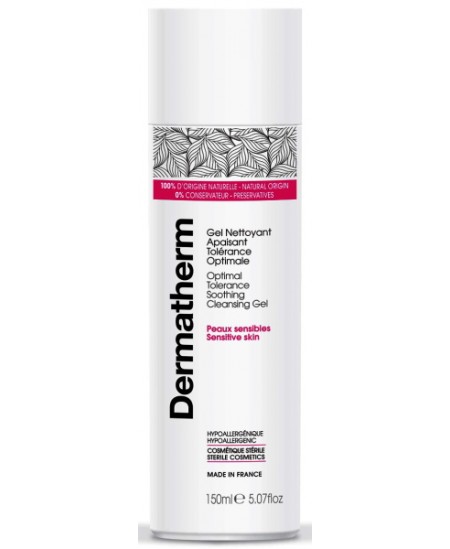 Dermatherm Gel nettoyant apaisant tolérance optimale 150 ml peaux atopiques sensibles Espritphyto