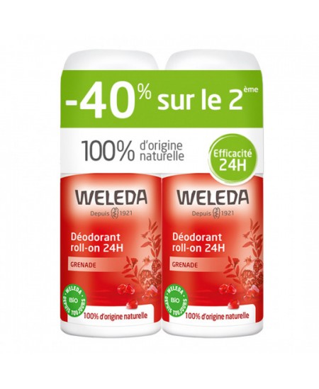 Weleda - Duo Déodorant Roll-on Grenade - 2 x 50 ml