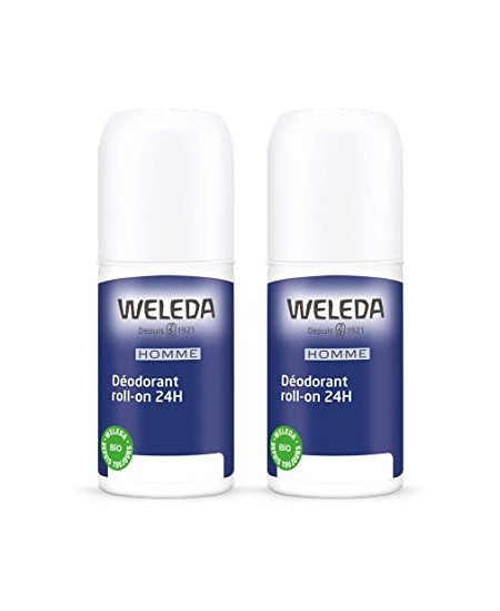 Weleda - Duo Déodorant Roll-on Homme - 2 x 50 ml Weleda - Duo Déodorant Roll-on Homme - 2 x 50 ml