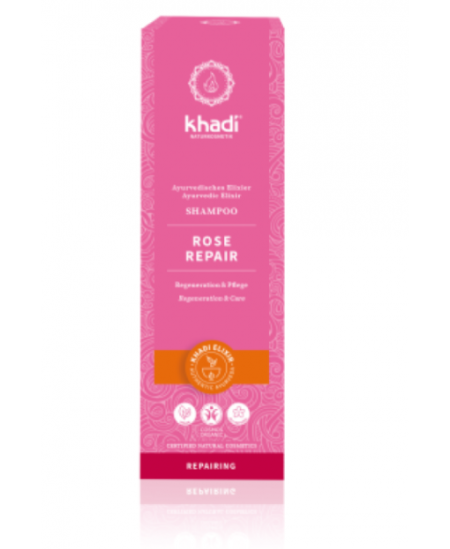 Khadi - Shampoing ayurvédique Rose - 210 ml Khadi - Shampoing ayurvédique Rose - 210 ml