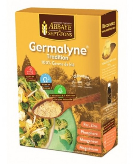 Abbaye de Sept Fons - Germalyne Tradition 100% Germe de Blé - 250 g Abbaye de Sept Fons - Germalyne Tradition 100% Germe de Blé - 250 g