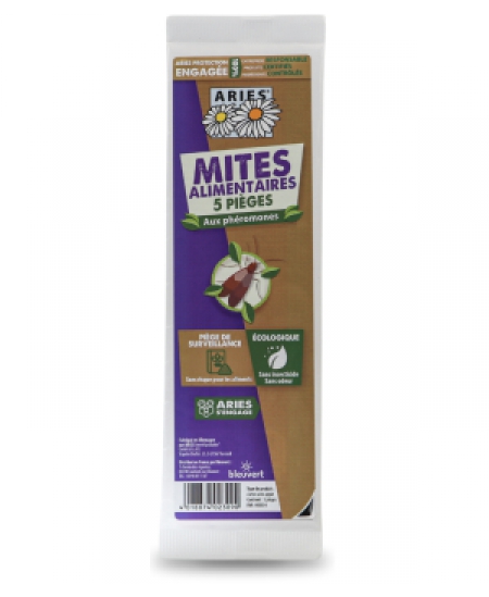 Piège à mites alimentaires x5 - Aries phéromones naturelles Espritphyto Piège à mites alimentaires x5 - Aries phéromones naturelles Espritphyto