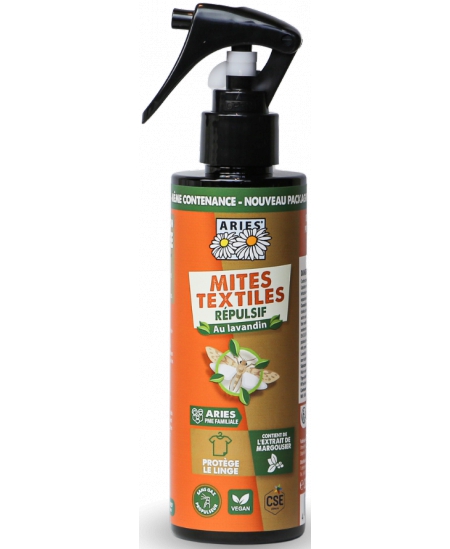 Spray anti mites textiles - 200 ml - Aries répulsif extrait de neem Espritphyto