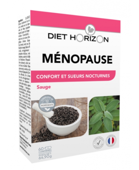 Ménopause - 60 comprimés - Diet Horizon aide cette période charnière avec sérénité Espritphyto Ménopause - 60 comprimés - Diet Horizon aide cette période charnière avec sérénité Espritphyto