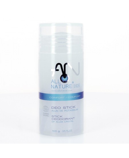 AlloNature - Déodorant Stick alun de potassium de cristallisation naturelle - 100 gr