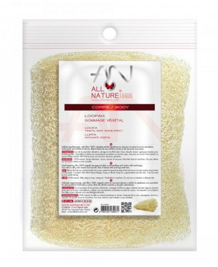 AlloNature - Gommage avant épilation loofah brut végétal 15 cm