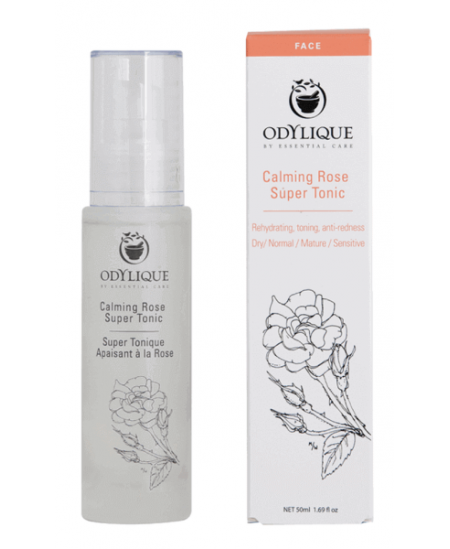 Odylique - Lotion Super Tonique Apaisant à la Rose 50ml