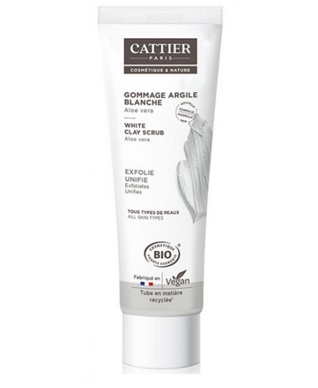 Gommage à l'argile blanche - 100 ml - Cattier purifiant et exfoliant doux Espritphyto Gommage à l'argile blanche - 100 ml - Cattier purifiant et exfoliant doux Espritphyto