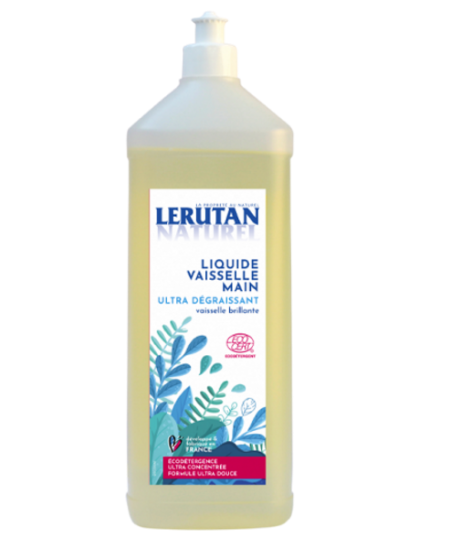 Lerutan - Liquide vaisselle main ultraconcentré senteur citron - 500 ml Lerutan - Liquide vaisselle main ultraconcentré senteur citron - 500 ml