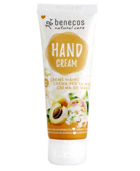 Benecos - Crème mains Abricot et Fleur de sureau - 75 ml Benecos - Crème mains Abricot et Fleur de sureau - 75 ml