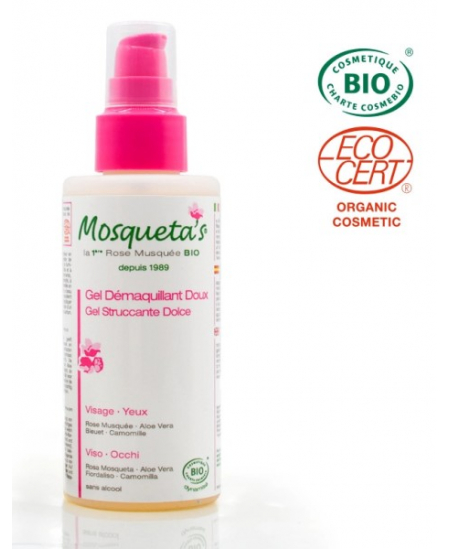Gel démaquillant doux visage et yeux - 150 ml - Mosqueta's lisse et démaquille en douceur espritphyto Gel démaquillant doux visage et yeux - 150 ml - Mosqueta's lisse et démaquille en douceur espritphyto