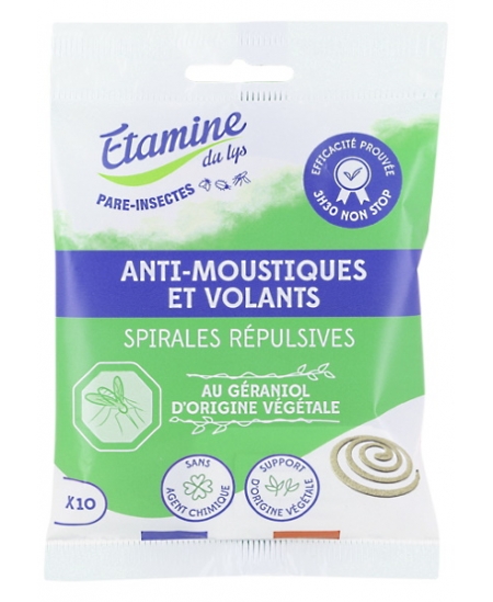 Etamine du Lys - 8 spirales Anti Moustique Ecocoil x8