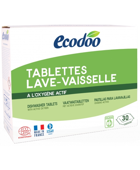 Ecodoo - 30 tablettes Lave Vaisselle à l'Oxygène actif Ecodoo - 30 tablettes Lave Vaisselle à l'Oxygène actif