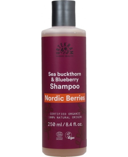 Shampooing Nordic Berries Cheveux normaux - 250 ml - Urtekram lavages fréquents Espritphyto