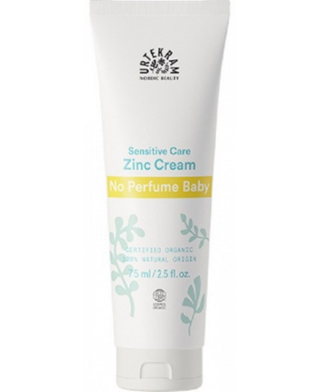 Urtekram - Pommade à l'oxyde de zinc bébé Sensitive care sans parfum - 75 ml erythème fessier Espritphyto